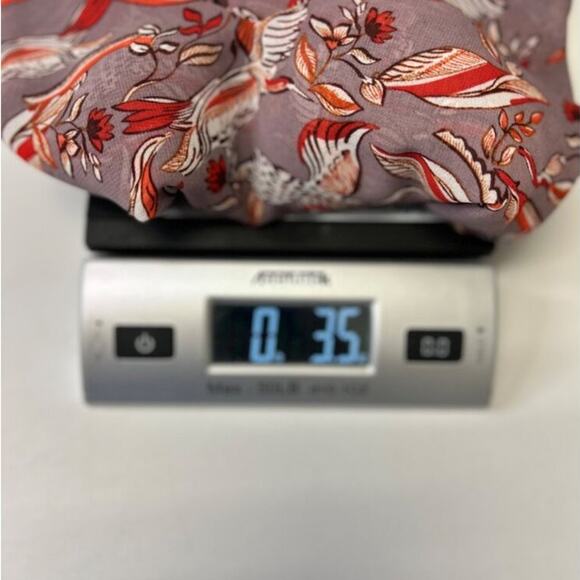 Cabi Womens Floral Sleeveless V-Neck Top M Polyester Red & Gray - Picture 9 of 9